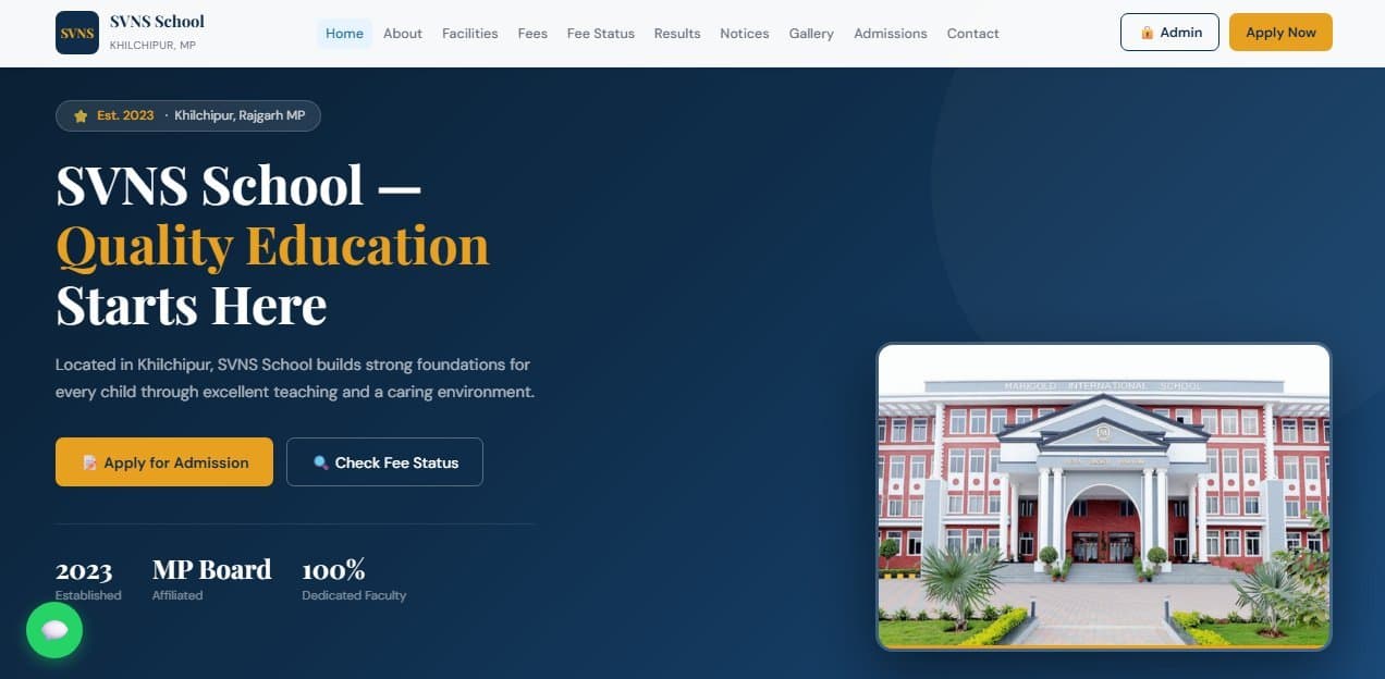SVNS School Khilchipur